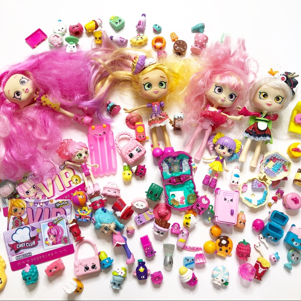 LOT Over 100 Shopkins Shoppies All Seasons Mini